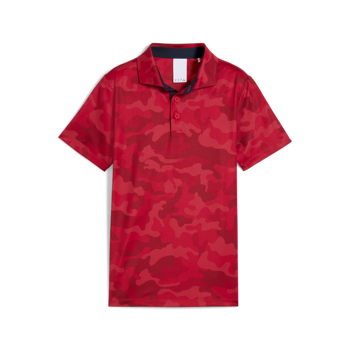 BOYS PUMA X VA CAMO POLO