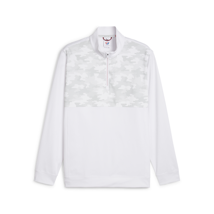 PUMA X VA Camo Cover 1/4 Golf Zip