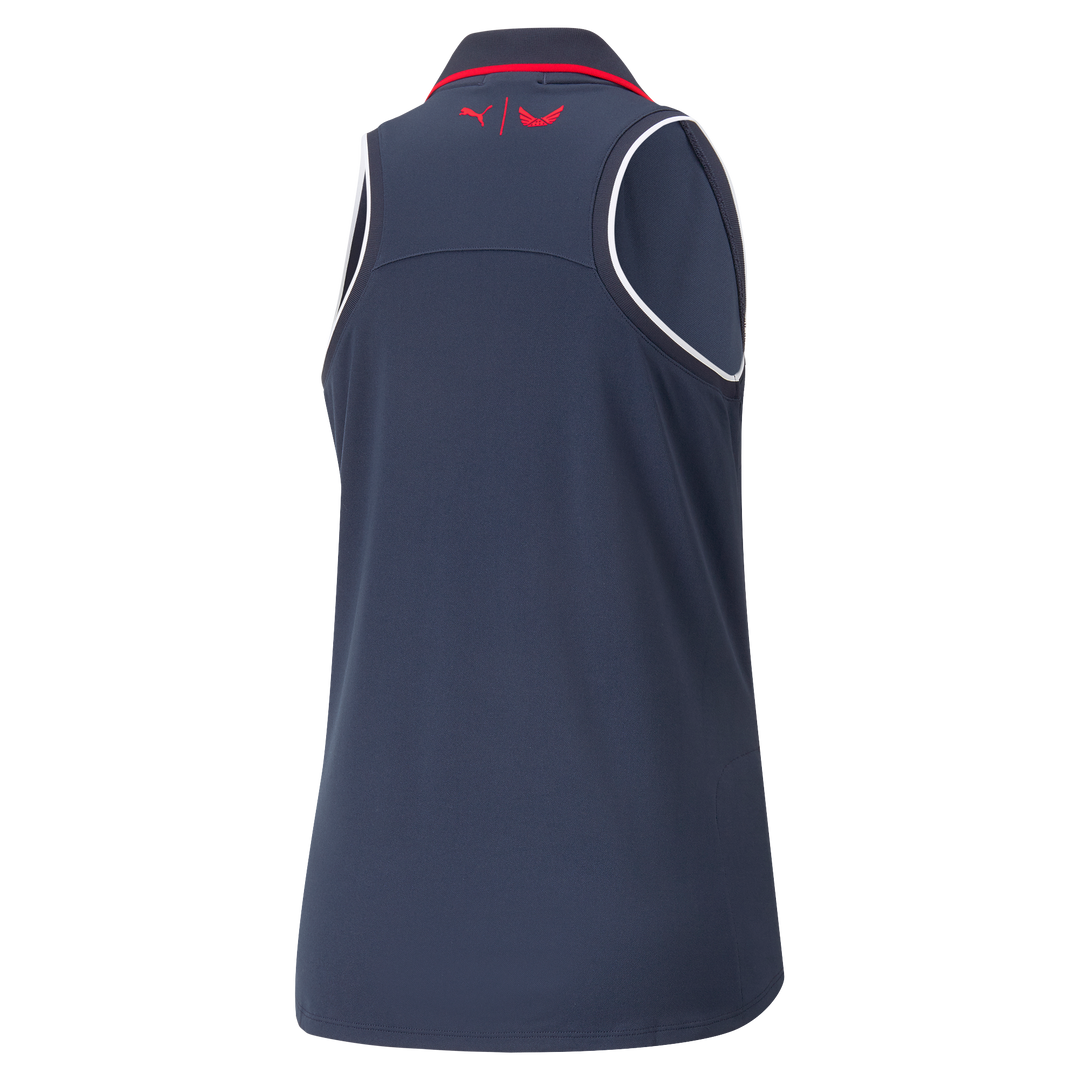 Womens PUMA X VA Rosie Sleeveless Golf Polo