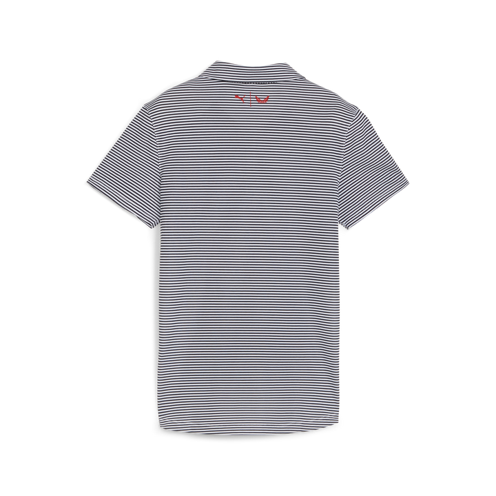 Womens PUMA X VA Pique Stripe Golf Polo