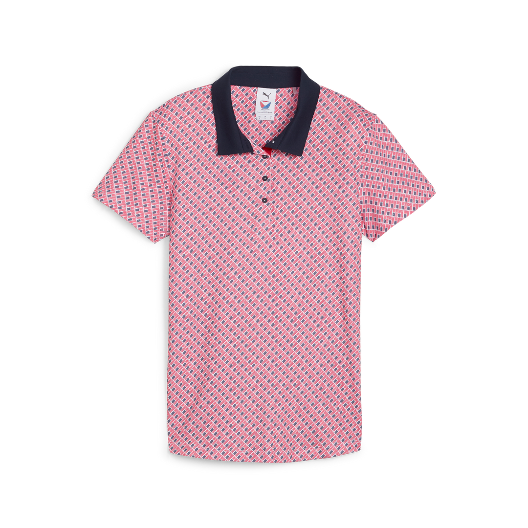 Womens PUMA x VA Multi Flag Golf Polo