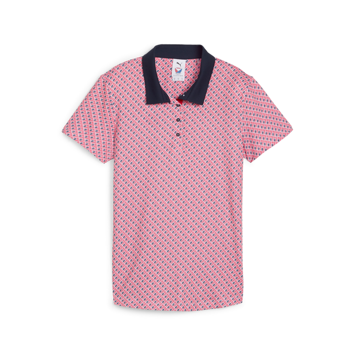 Womens PUMA x VA Multi Flag Golf Polo