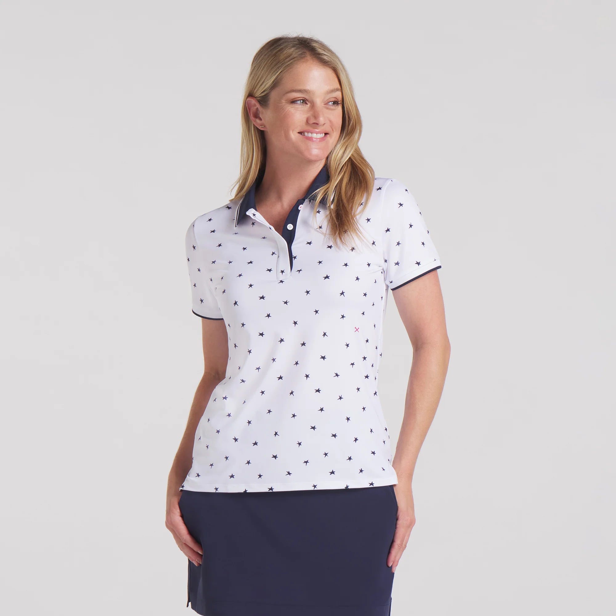 プーマ(PUMA)ゴルフウェア X VOLITION DANCING STARS 半袖ポロシャツ 629553-01(Lady… 629553_01_MOD01.webp?v=1742510830