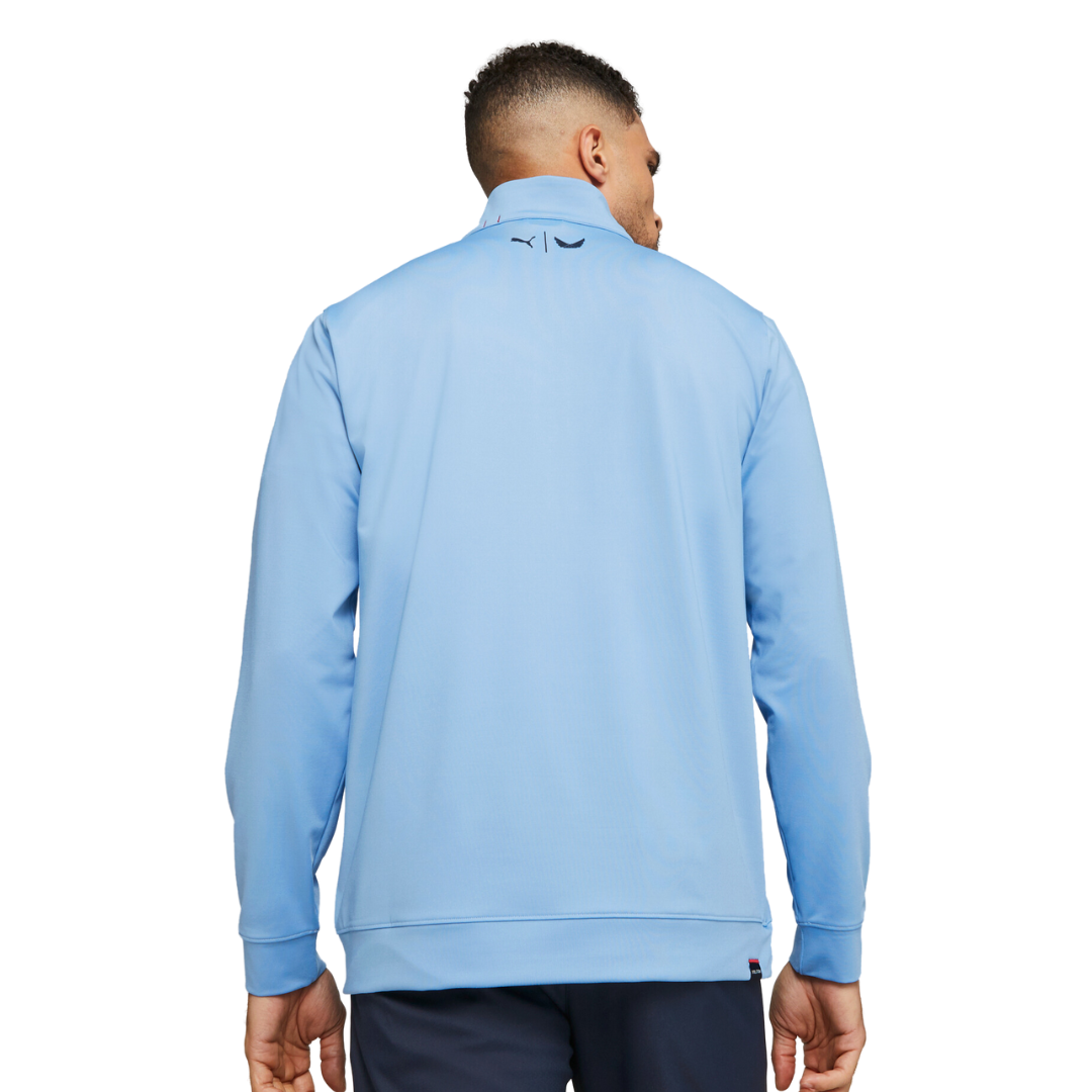 PUMA X VA Camo Cover 1/4 Golf Zip