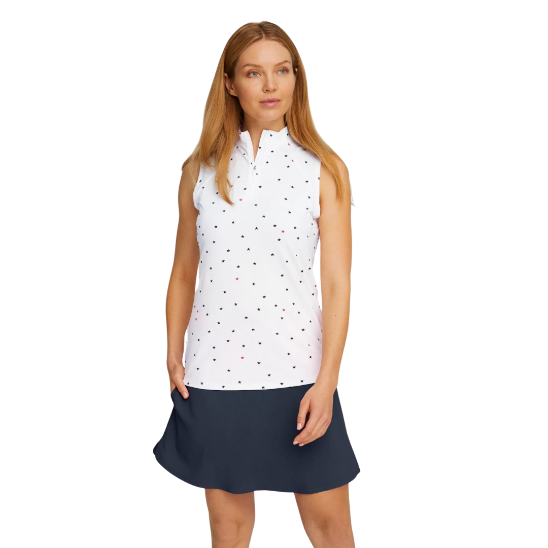 Womens PUMA X VA Stars Sleeveless Golf Polo