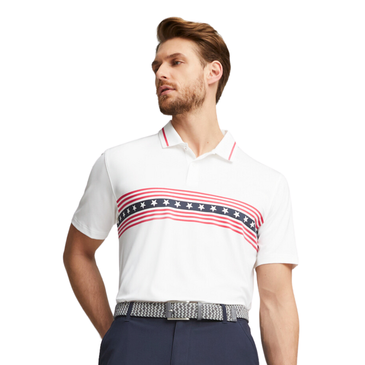 PUMA X VA Freedom Stripe Polo