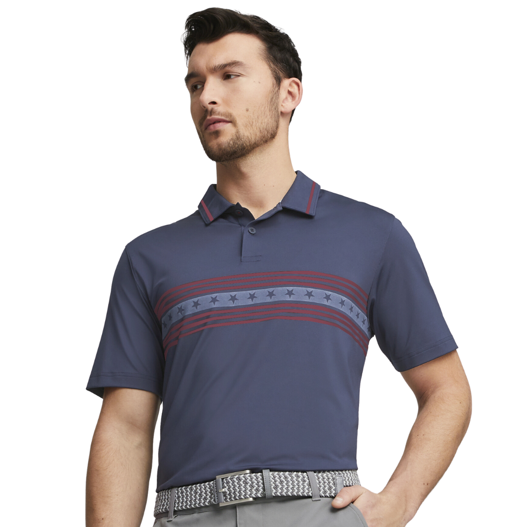 PUMA X VA Freedom Stripe Polo