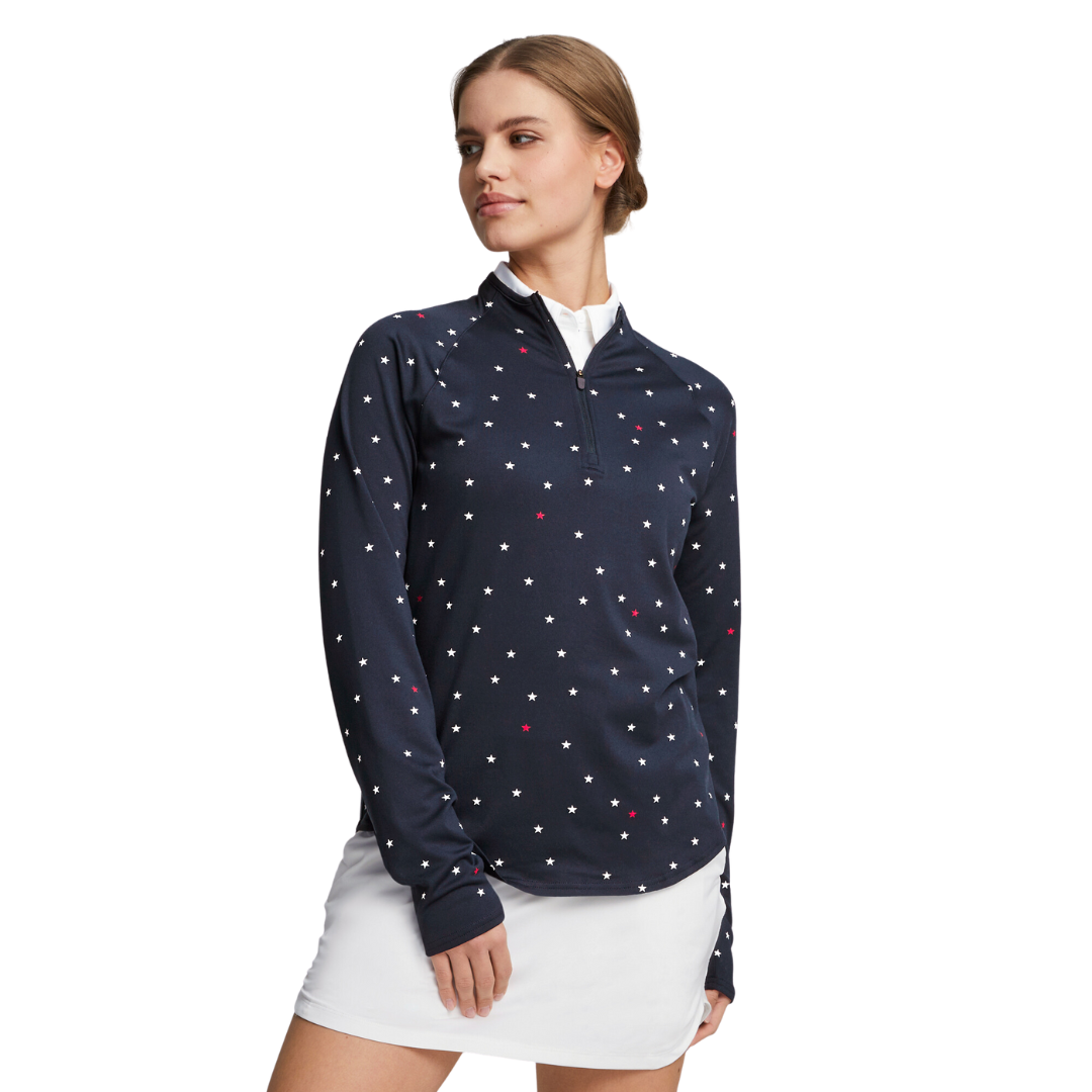 Womens PUMA X VA Stars 1/4 Zip