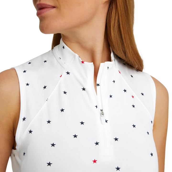 Womens PUMA X VA Stars Sleeveless Golf Polo