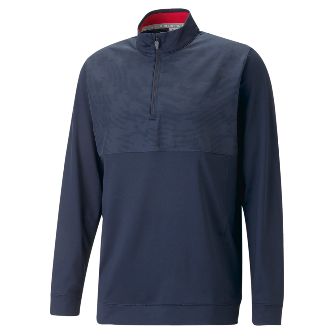 PUMA X VA Camo Cover 1/4 Golf Zip