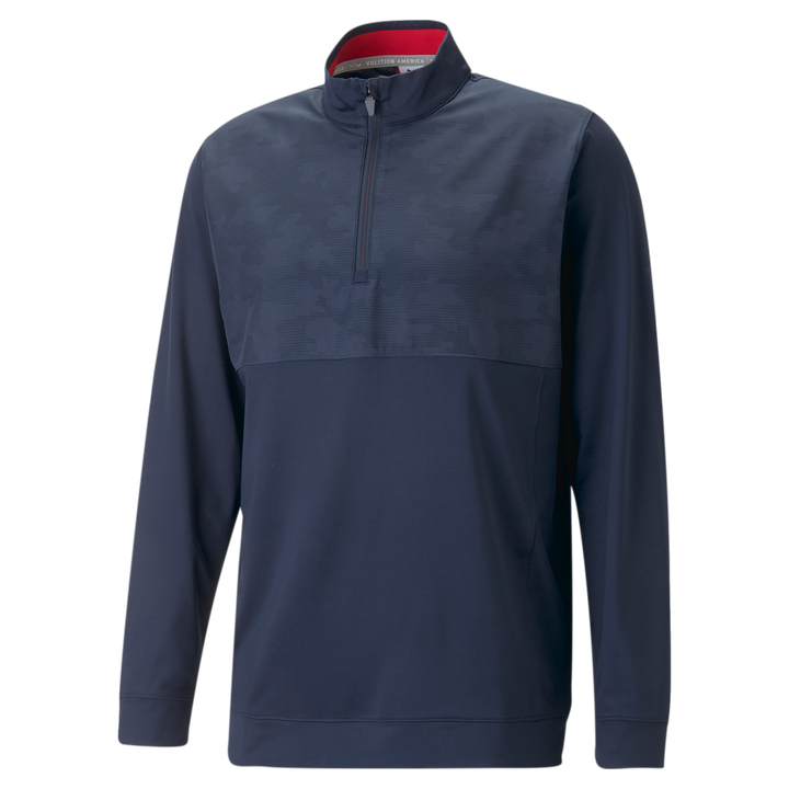 PUMA X VA Camo Cover 1/4 Golf Zip