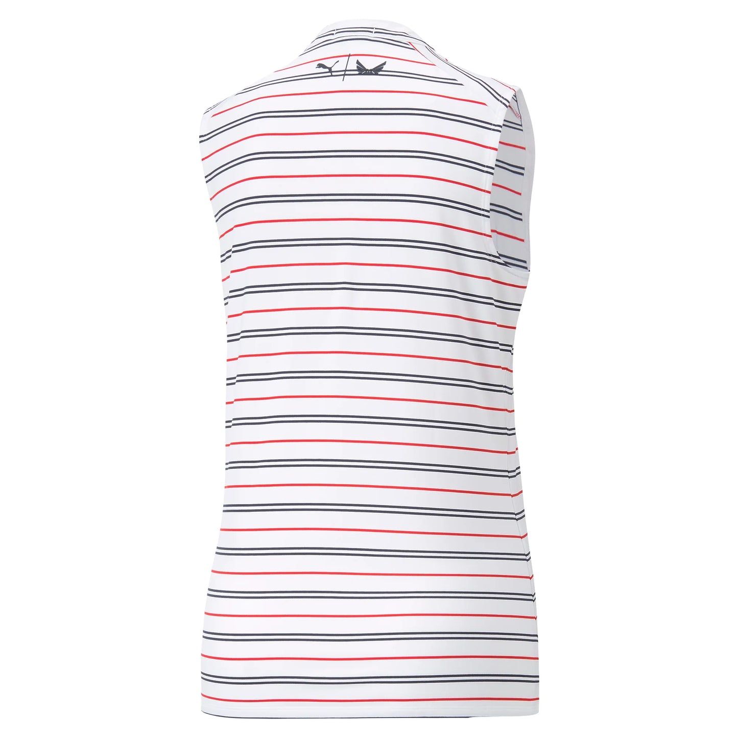 Womens Striped Sleeveless Golf Polo - PUMA X Volition America