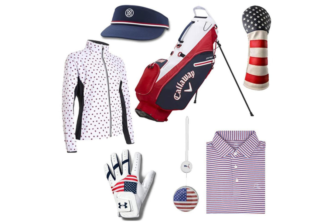 PATRIOTIC GOLF GEAR: USA-THEMED ITEMS TO CELEBRATE FOURTH OF JULY IN STYLE
