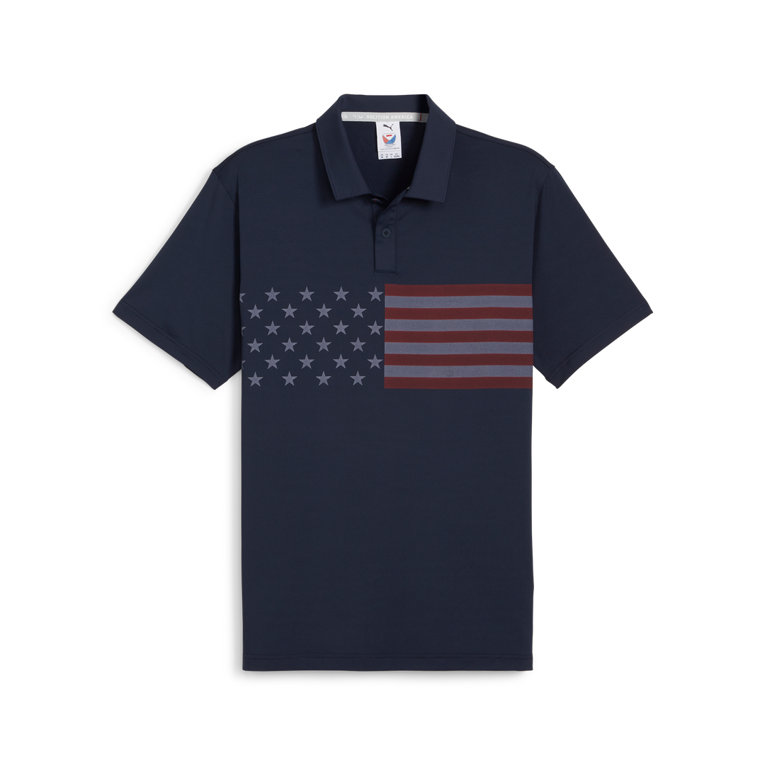 PUMA X VA Flag Stripe Polo