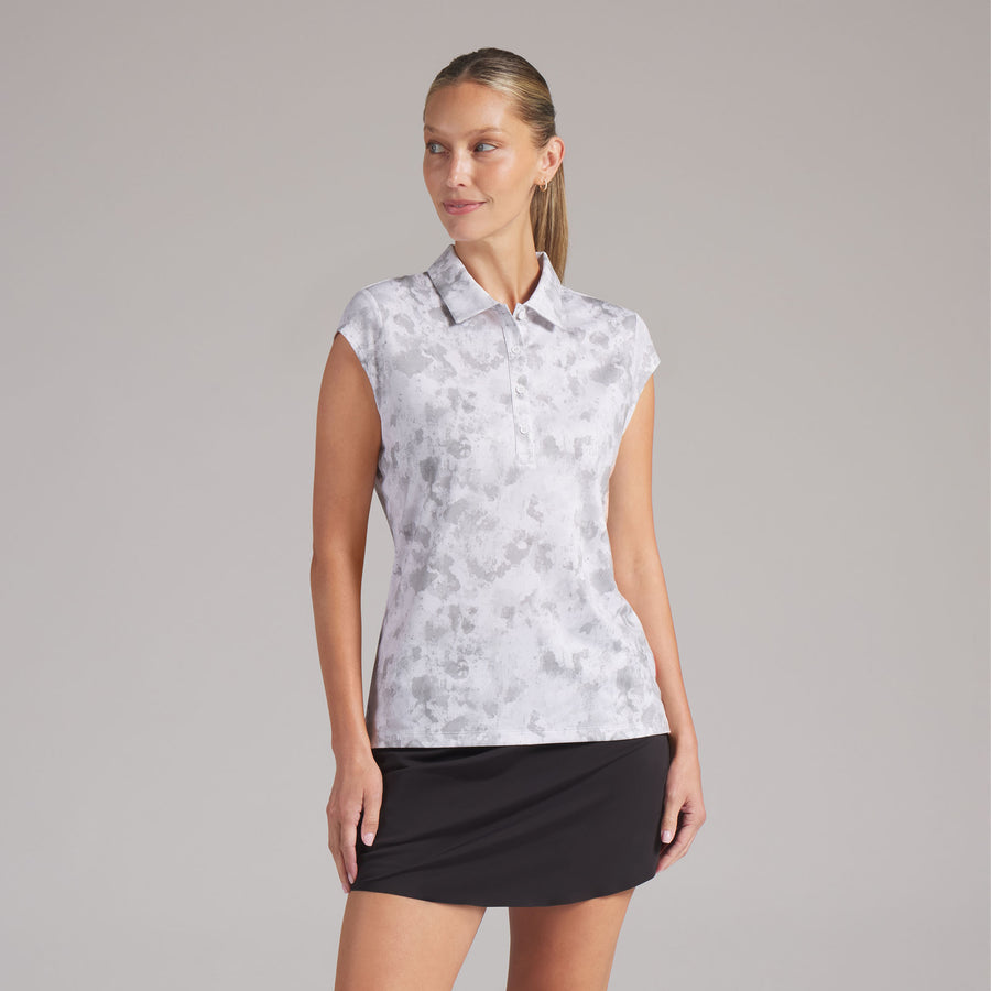 W PUMA X VOLITION CLOUDSPUN CAMO POLO
