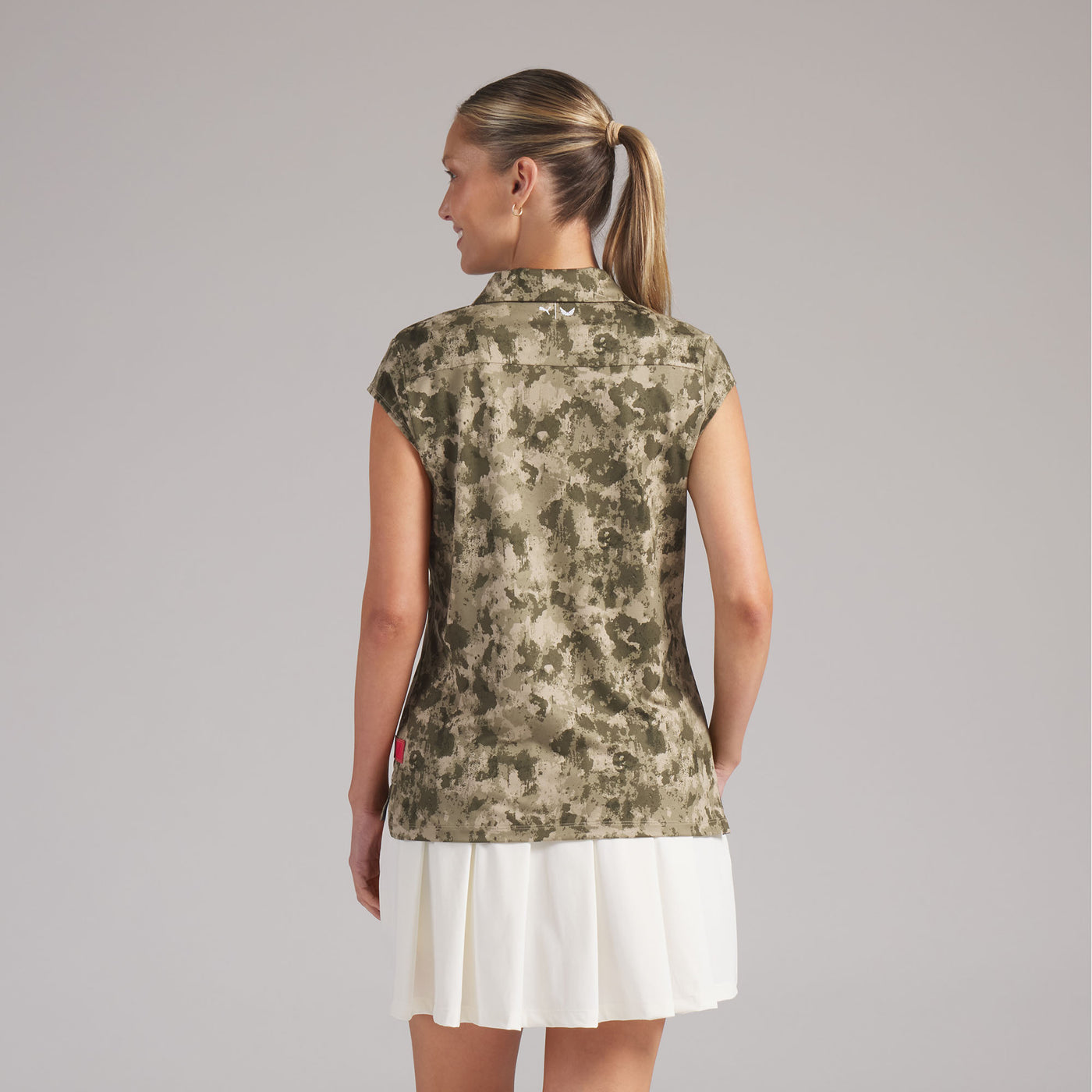W PUMA X VOLITION CLOUDSPUN CAMO POLO