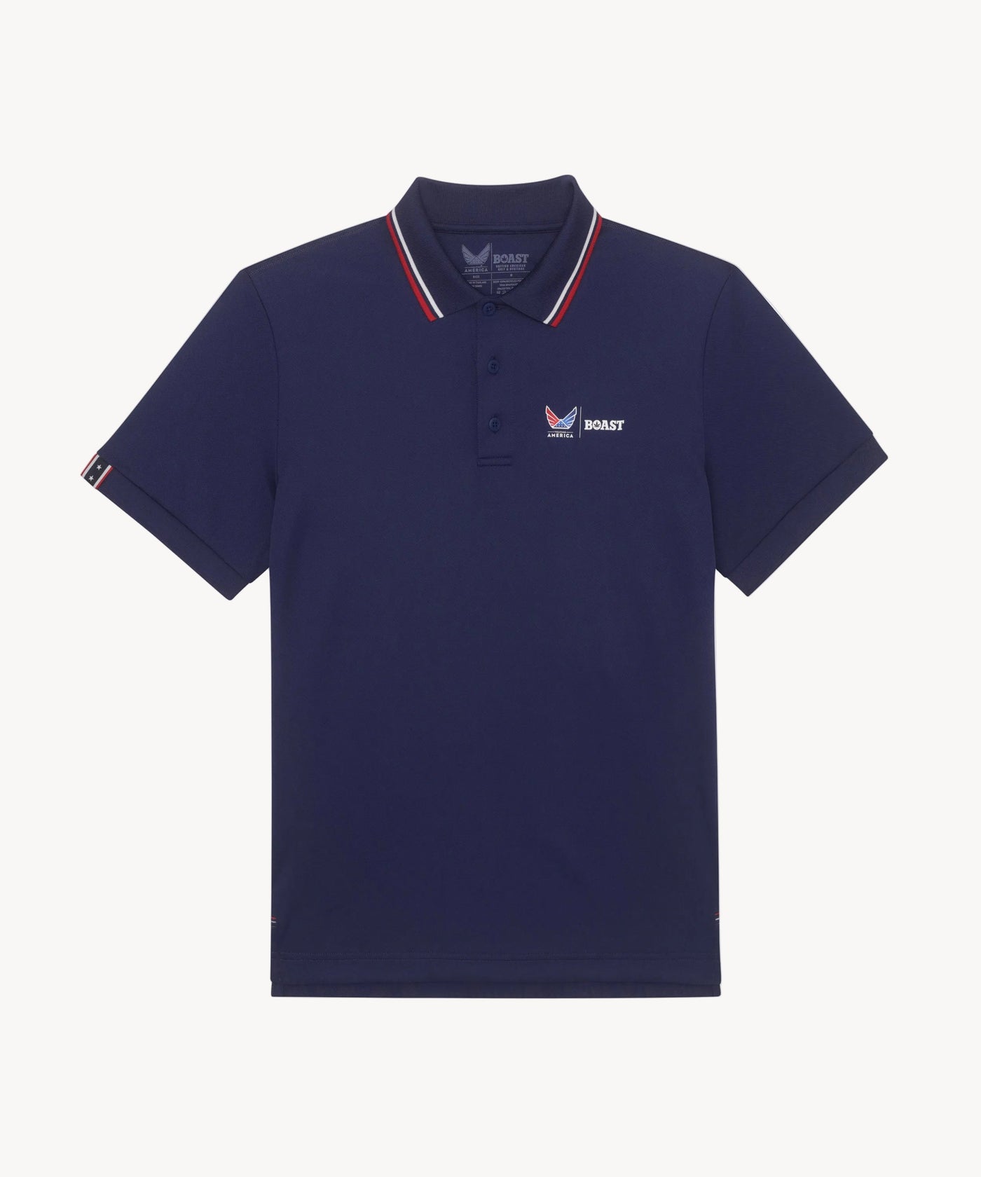 BOAST x VA Tipped Performance Pique Polo