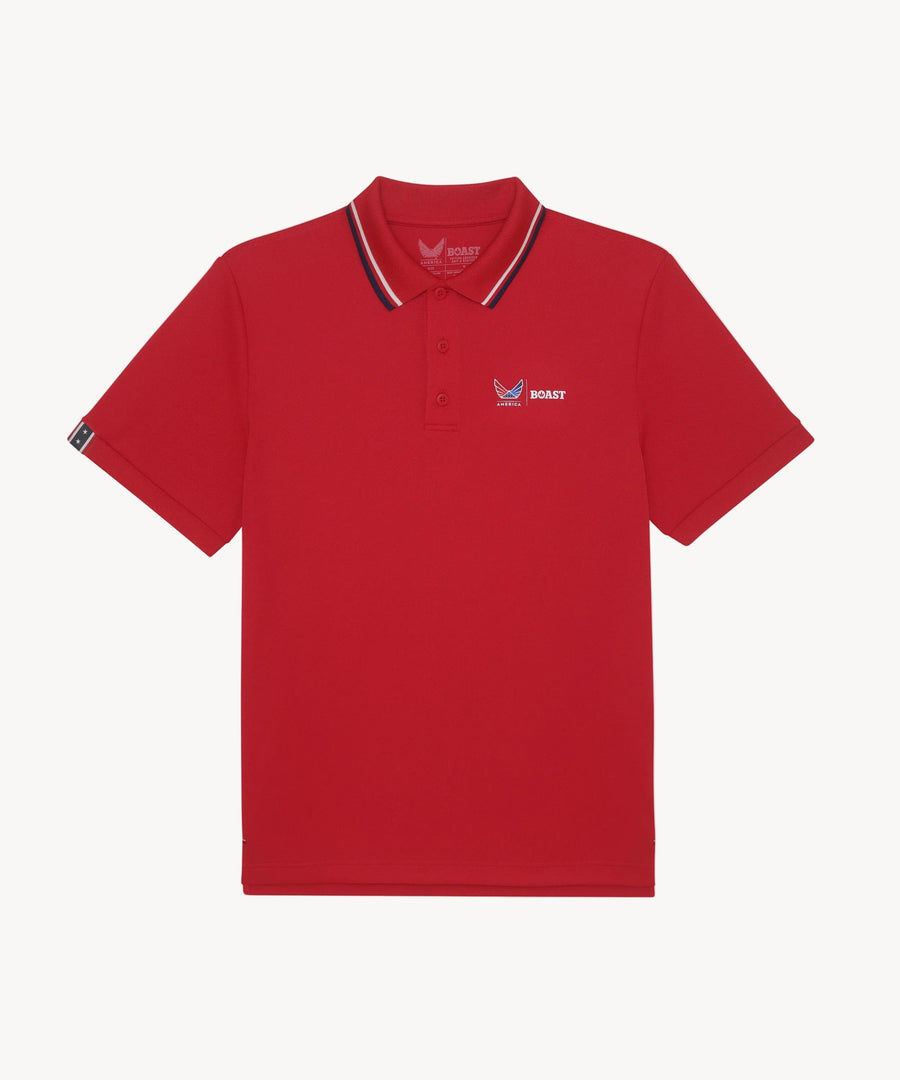 BOAST x VA Tipped Performance Pique Polo