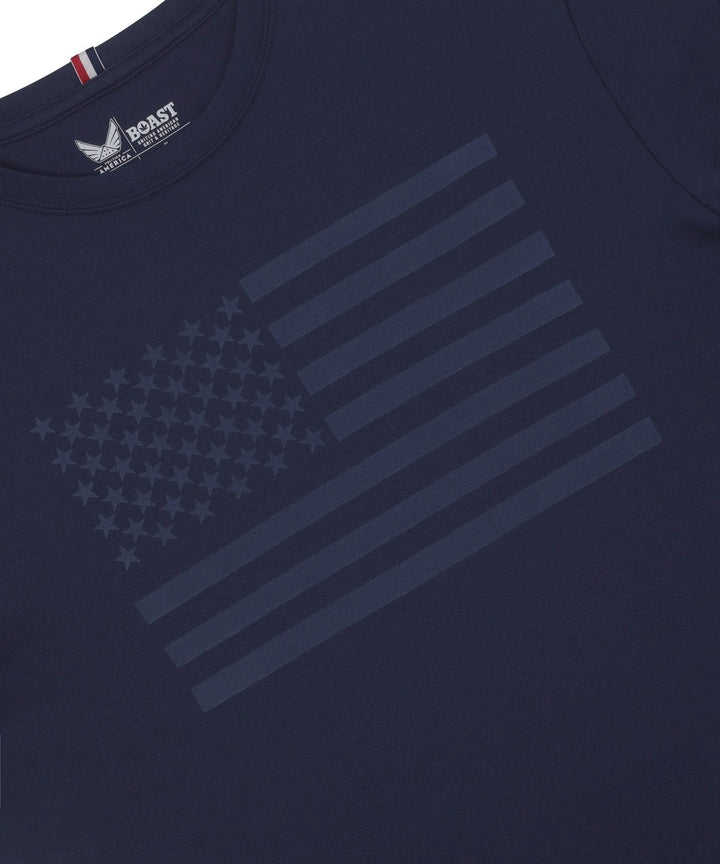 BOAST x Volition US Flag Performance Tee