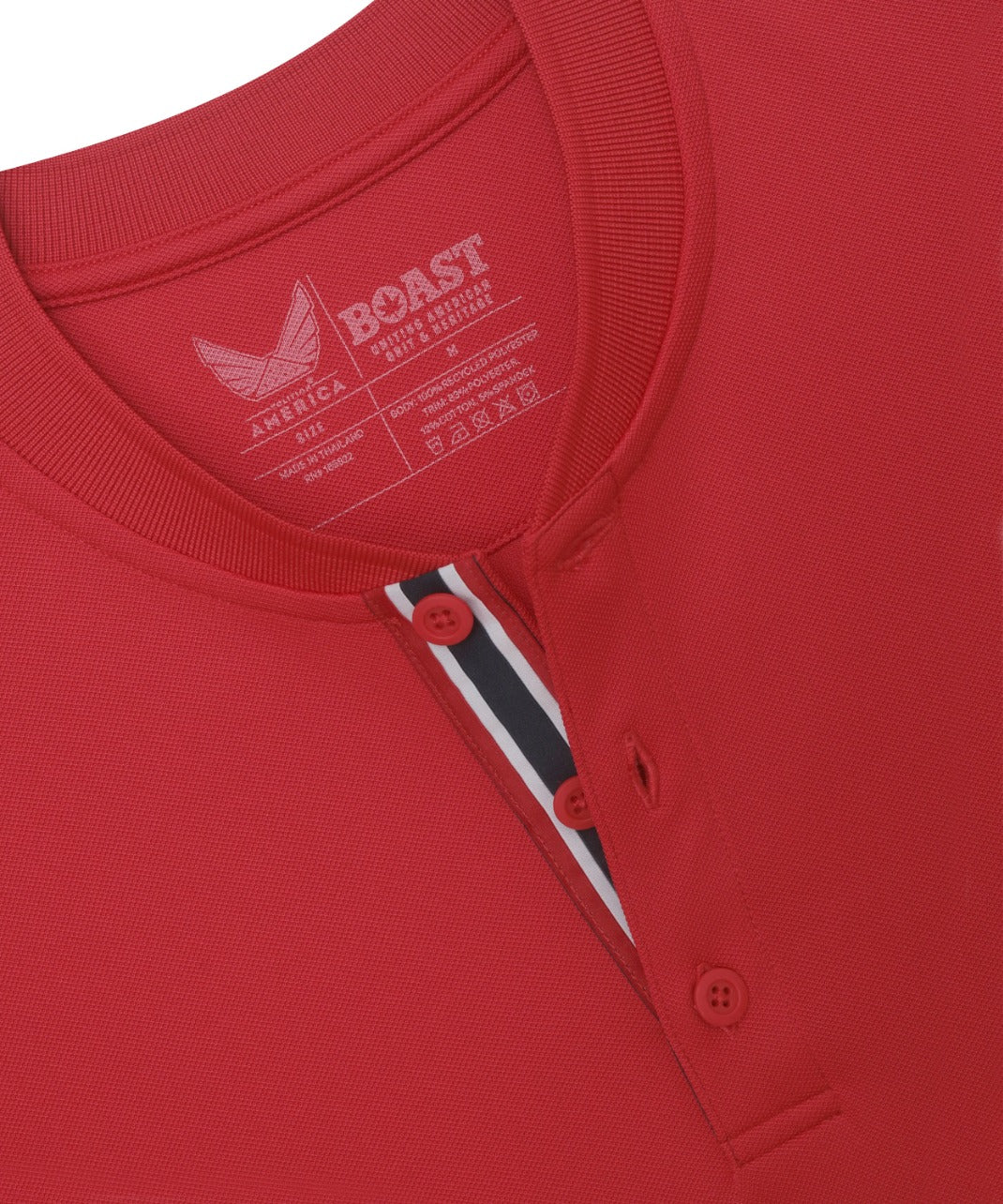 BOAST x VA Performance Pique Henley
