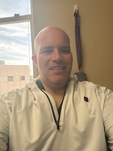 Customer photo: Tom K. wearing his Tactical Hoodie